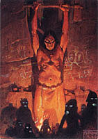 6.2) Two examples of Everway fortune cards. (Gaslight Press)