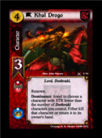 An example of an A Game of Thrones CCG character card. (Fantasy Flight Games)